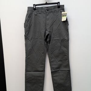 Duluth Trading Duluth Flex Fire Hose Relaxed Fit Men's Work Pants 34×34 Gunmetal